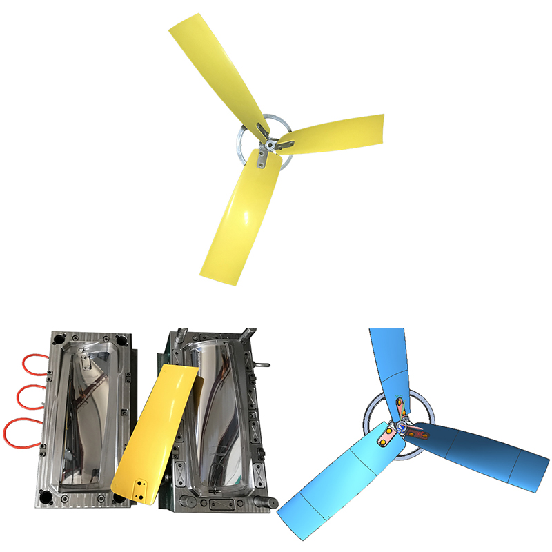 Forma na lopatky ventilátora